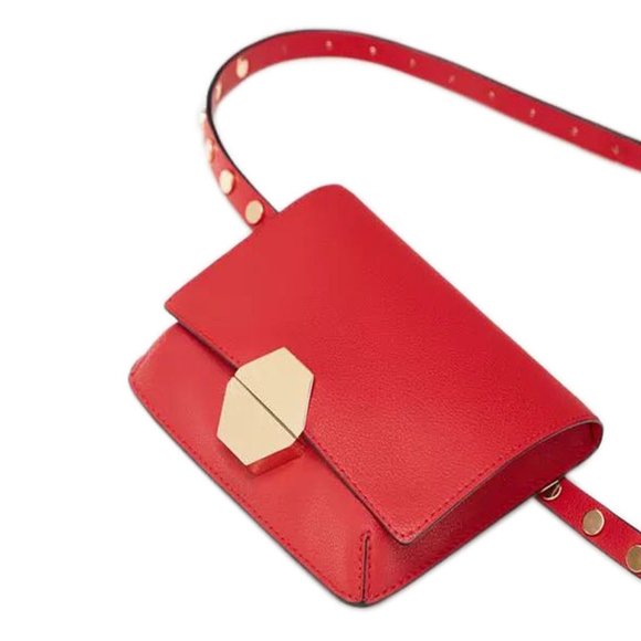 Waist Bum Bag Purse Red
